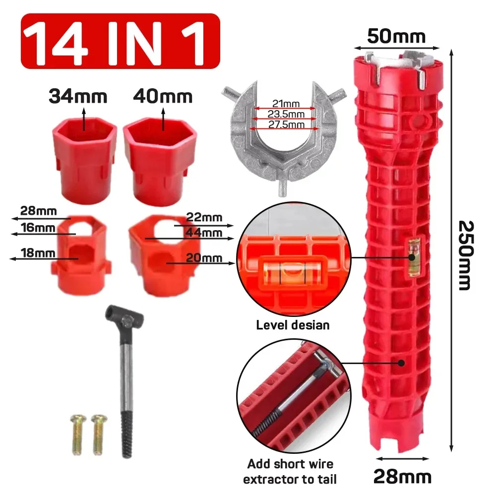 14-in-1 Sink Faucet Repair Tool