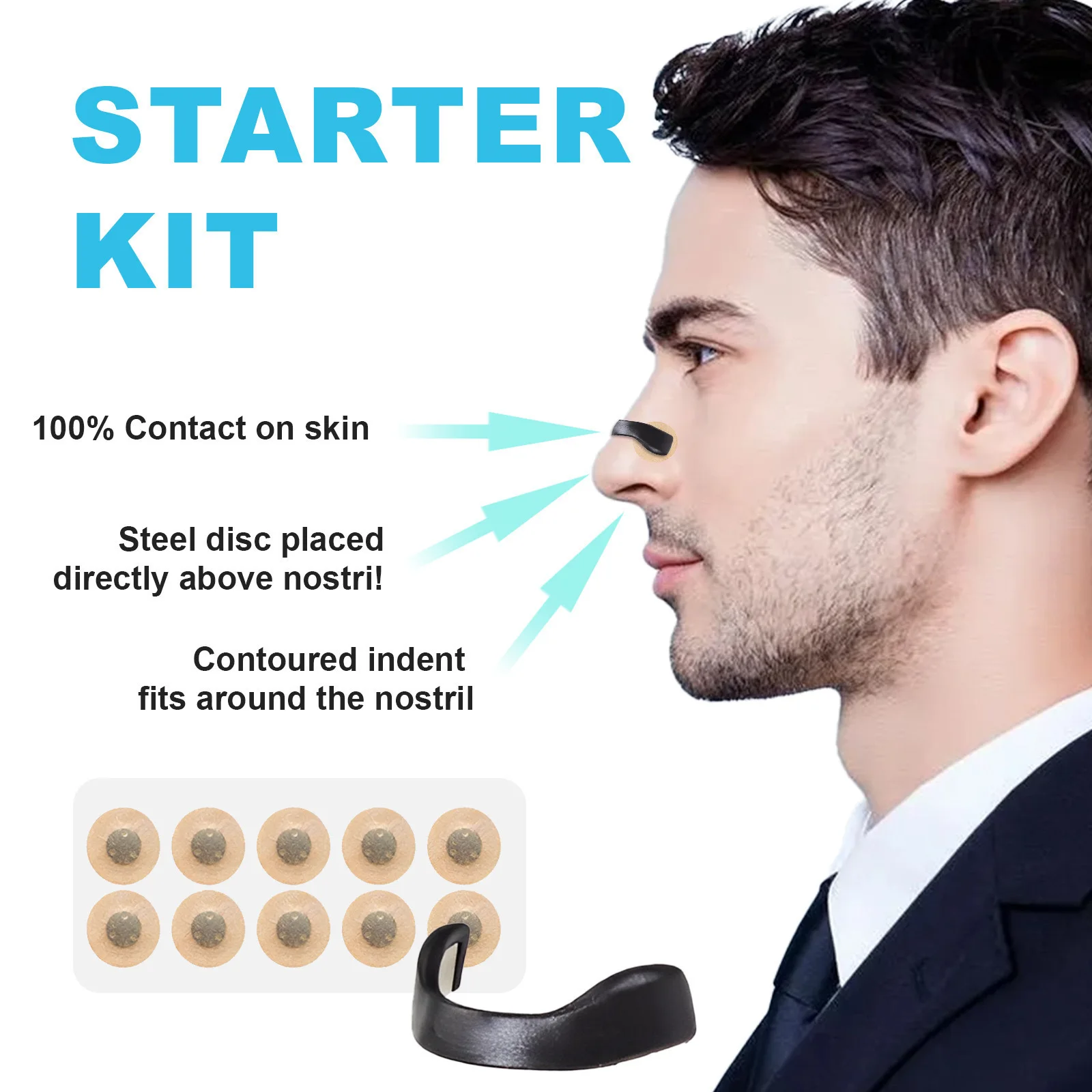 Magnetic Nasal Breathing Dilators Starter Kit