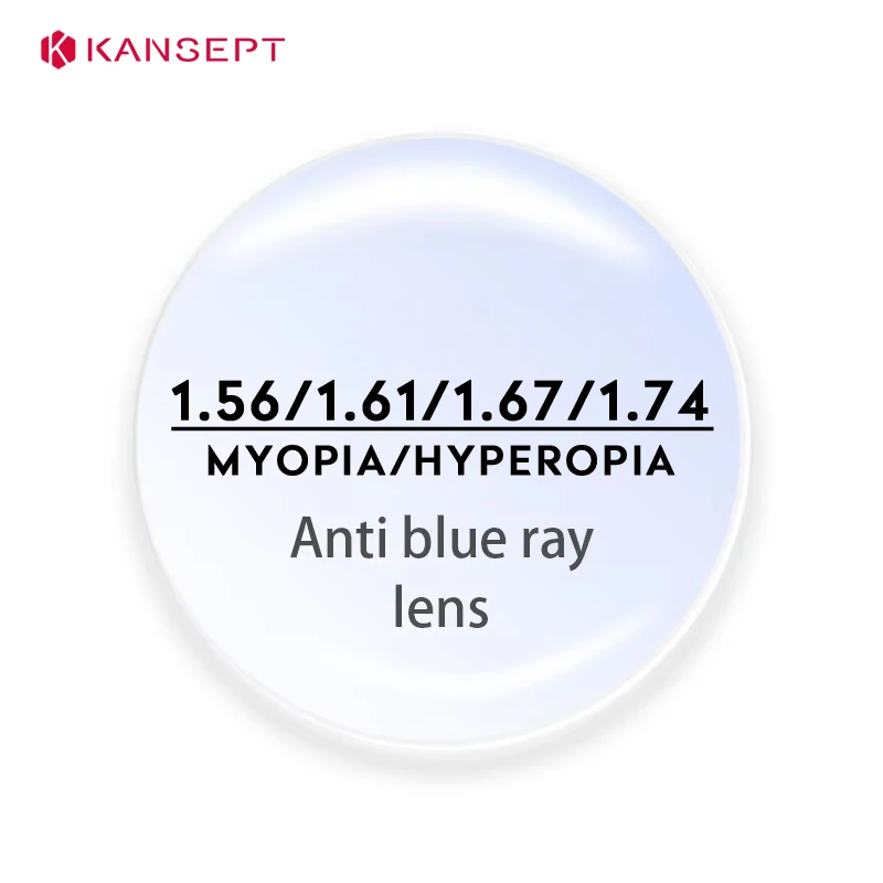 Aspherical Anti-Blue Ray Prescription Lenses