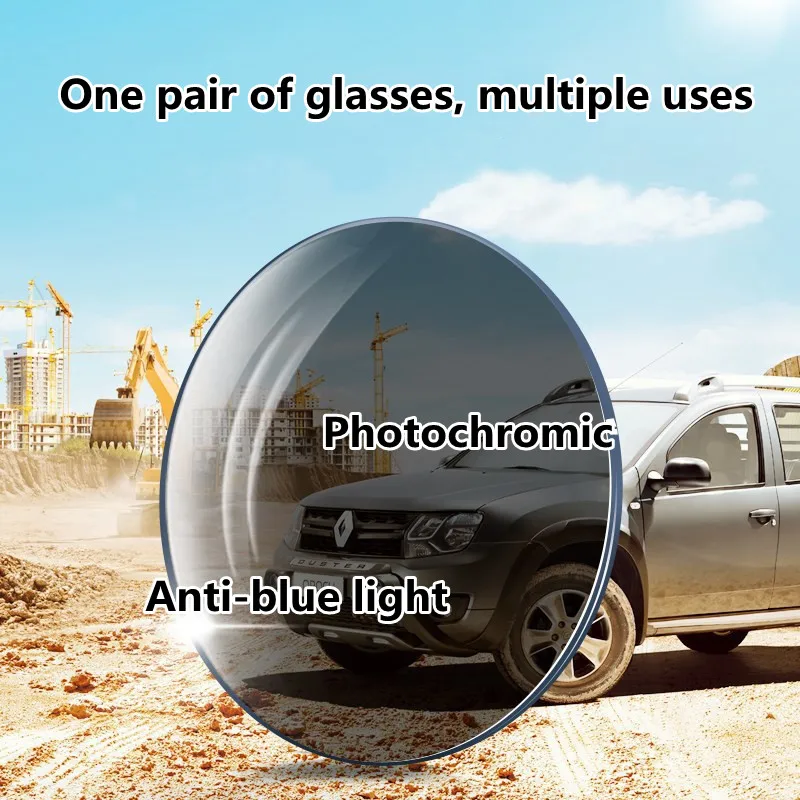 Photochromic Anti Blue Ray Prescription Lens