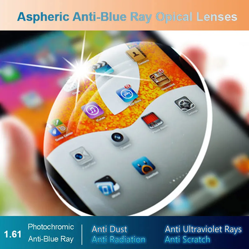 Photochromic Anti-Blue Ray Prescription Lenses