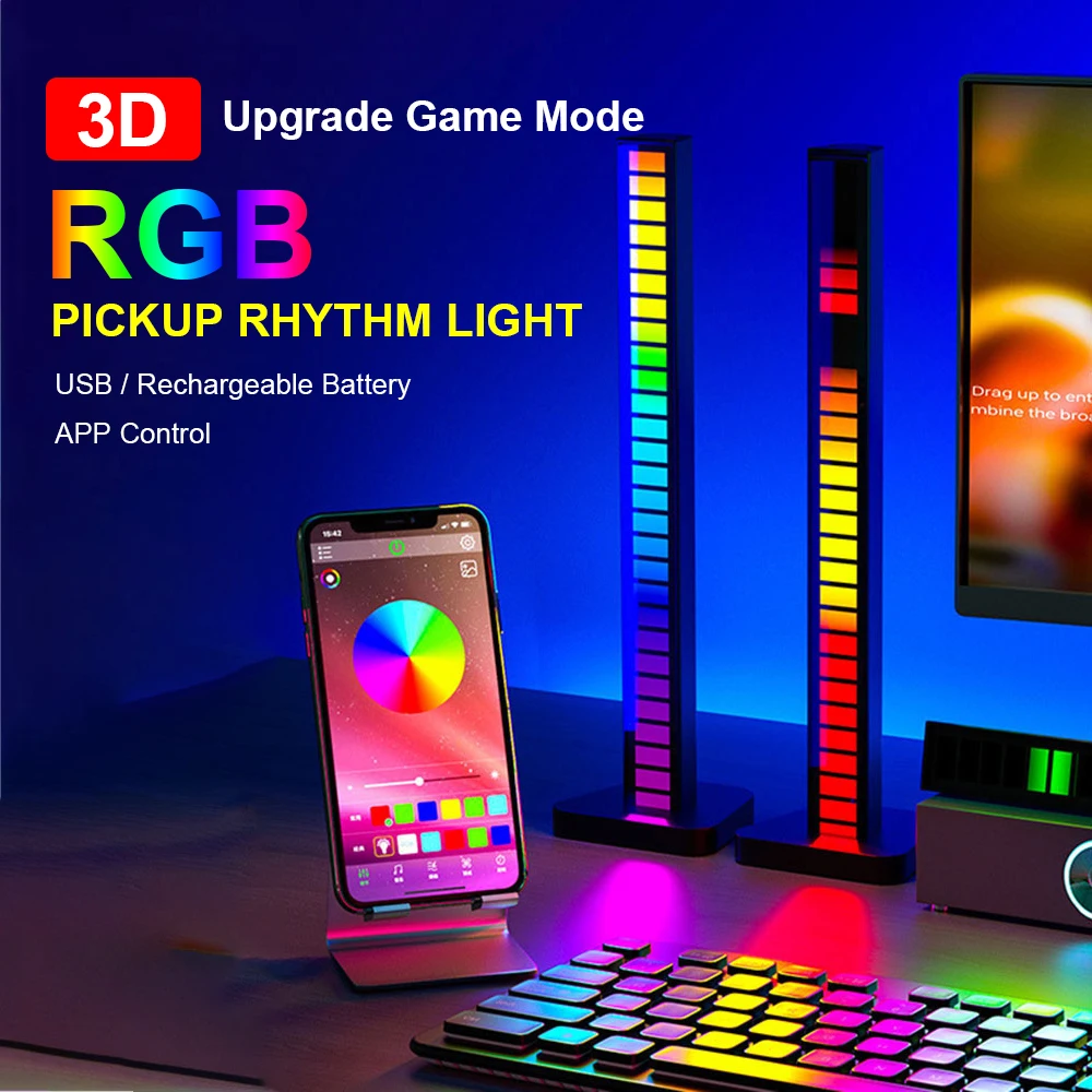 LED Charge RGB Light Bar Ambient Lamp