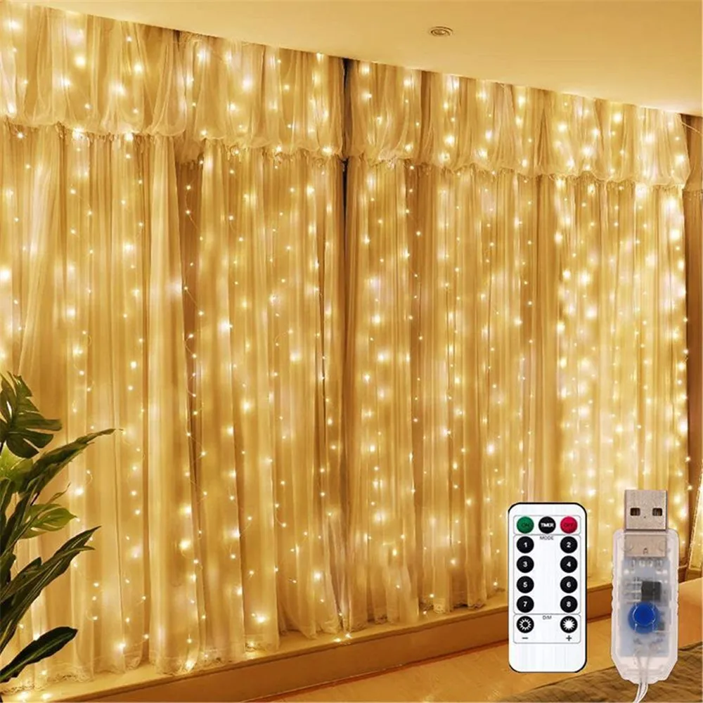 ستارة أضواء LED للزينة الداخلية