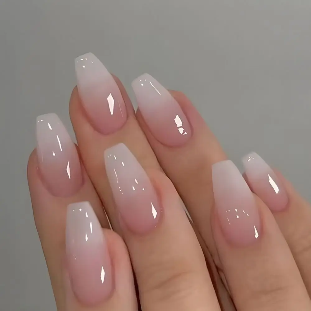 أظافر وهمية مقاومة للماء راقصة الباليه