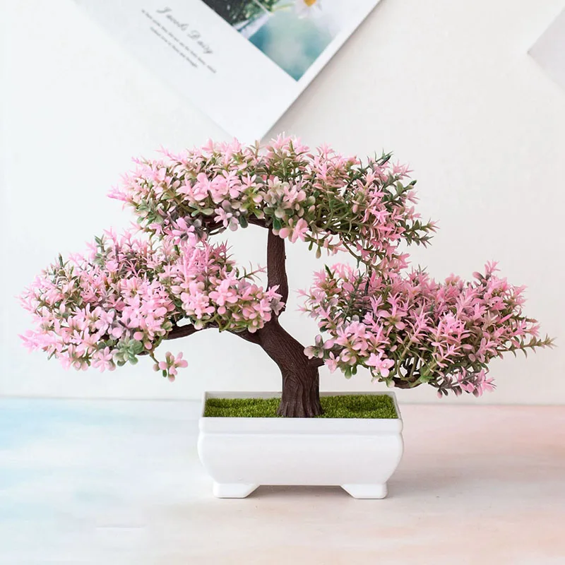 نباتات اصطناعية بونساي للديكور المنزلي