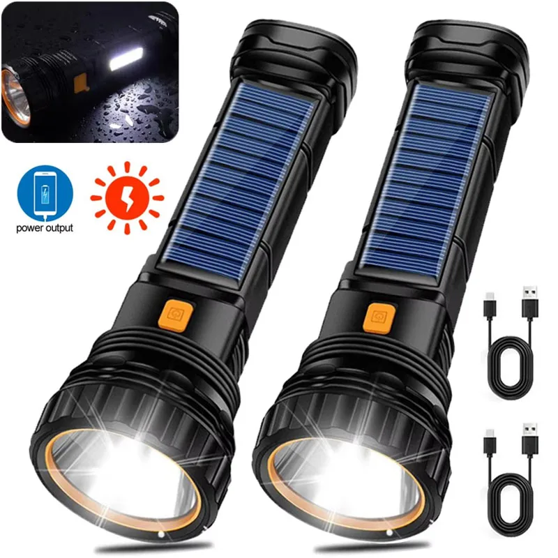مصباح LED شمسية متعددة الوظائف
