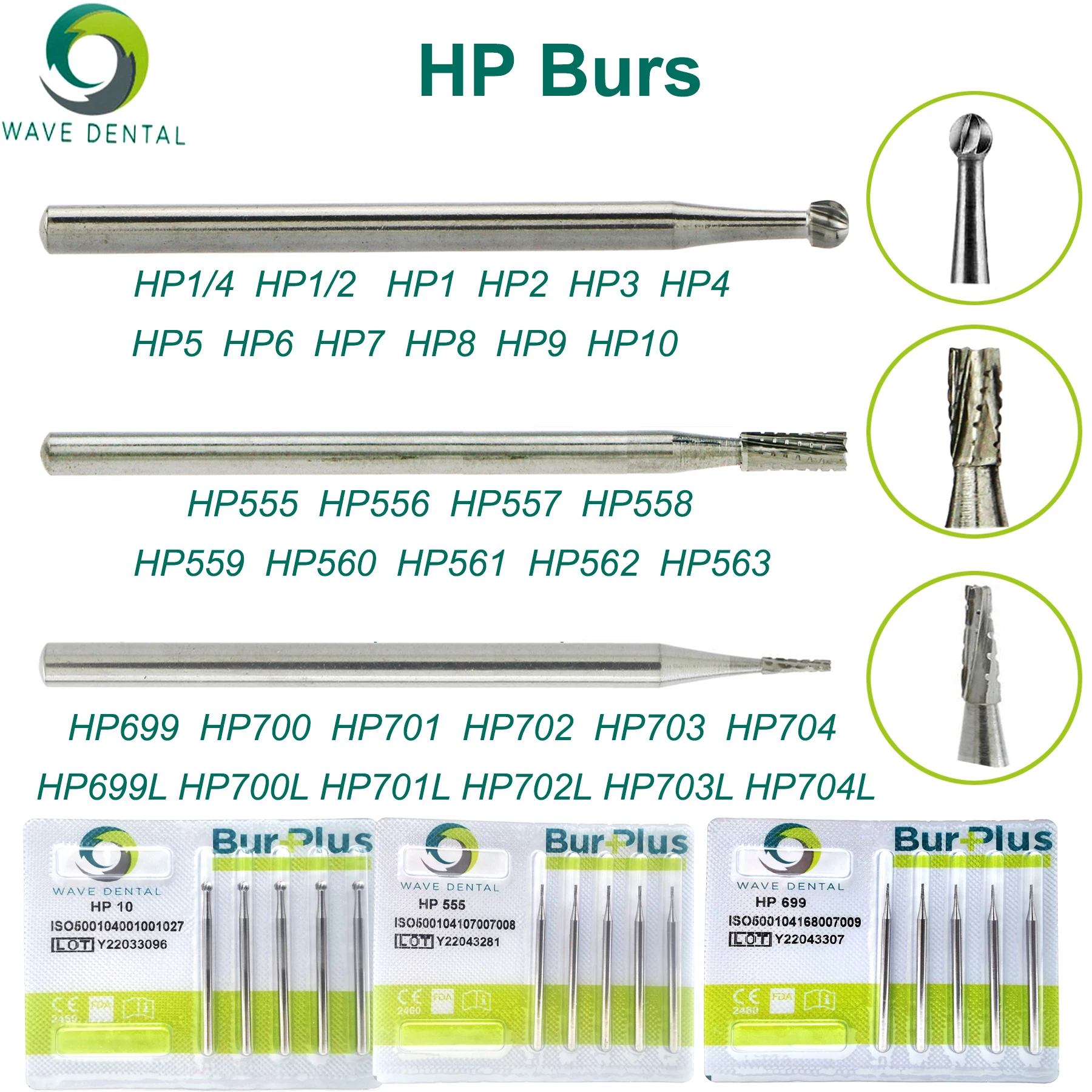 تدريبات الأسنان بت الفراولة HP 2.35 مللي متر