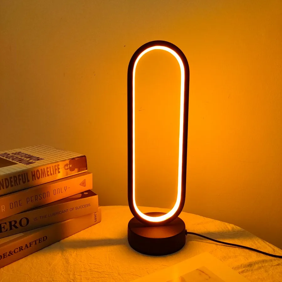 مصباح LED ثلاثي الألوان لغرفة النوم