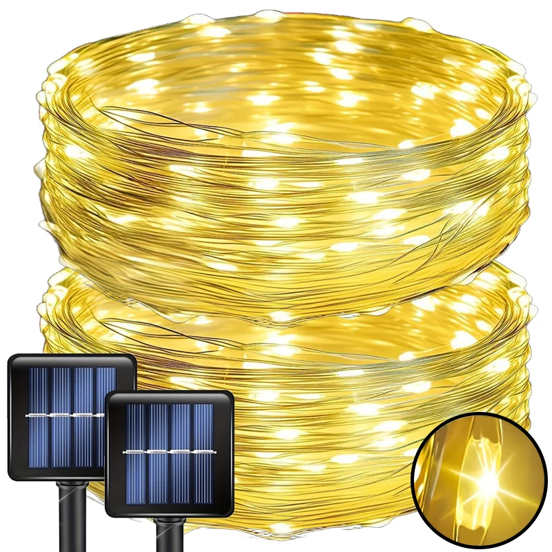أضواء LED شمسية مقاومة للماء للحدائق