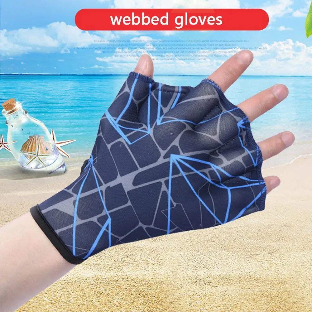 Unisex Swimming Hand Fins for Water Sports