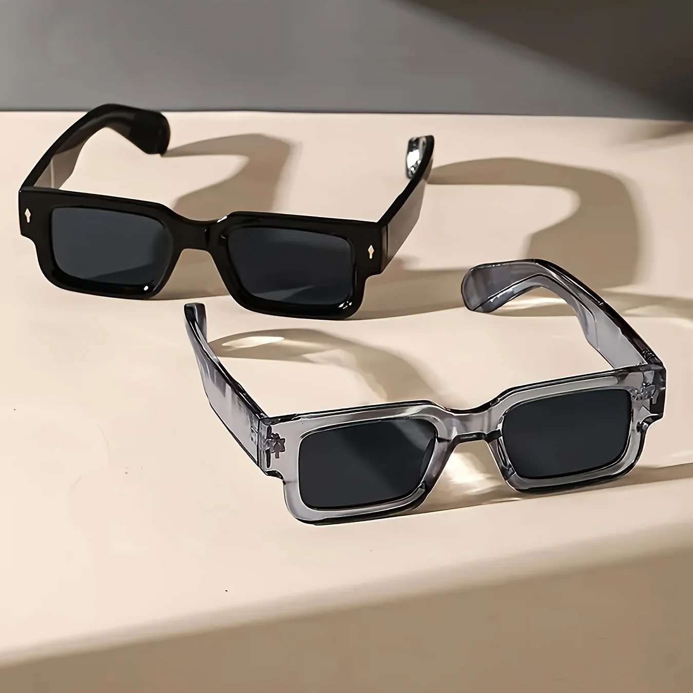 Retro Square Sunglasses for Outdoor Adventures