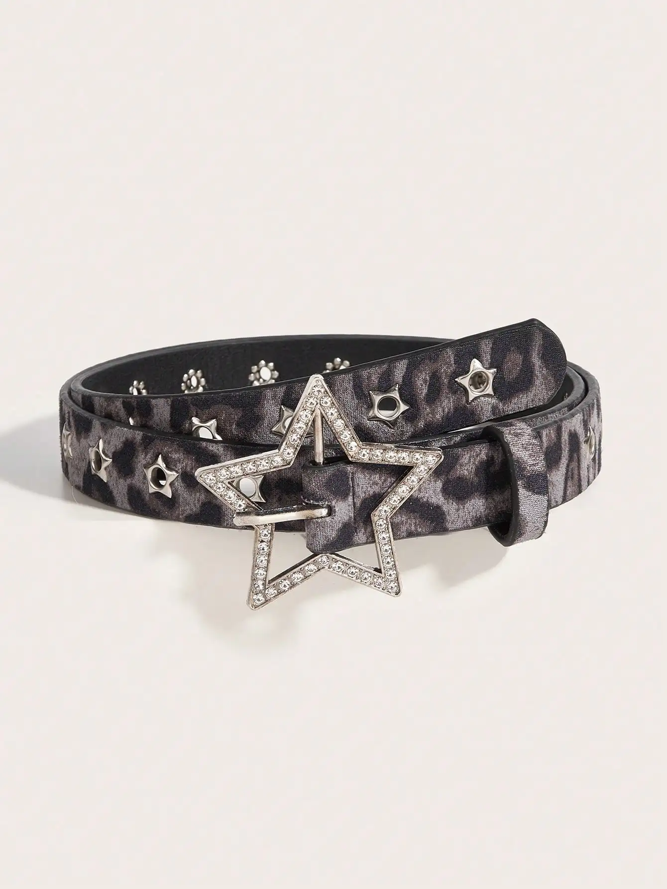 Women’s Y2K Star Studded Metal Belt