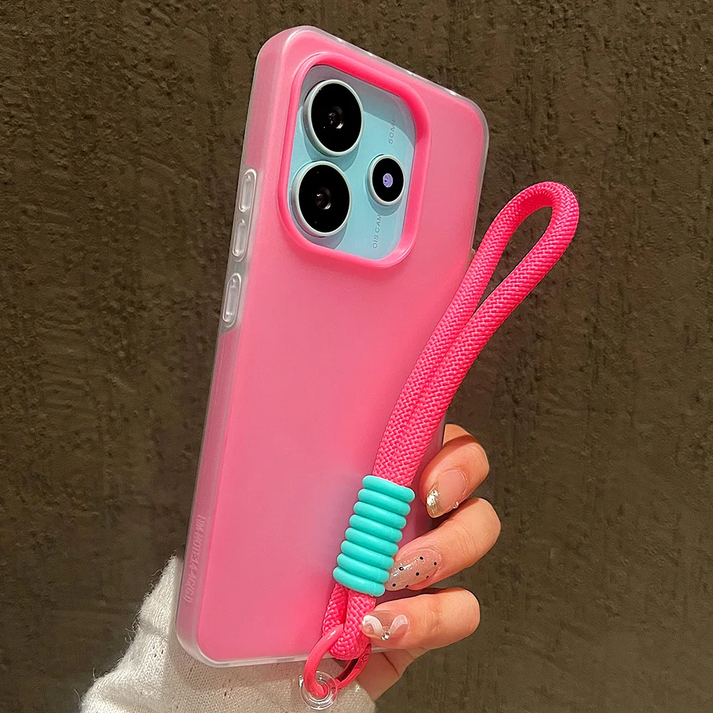 Candy Color Matte Jelly Phone Case