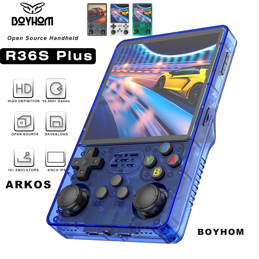 وحدة تحكم ألعاب محمولة R36S Plus