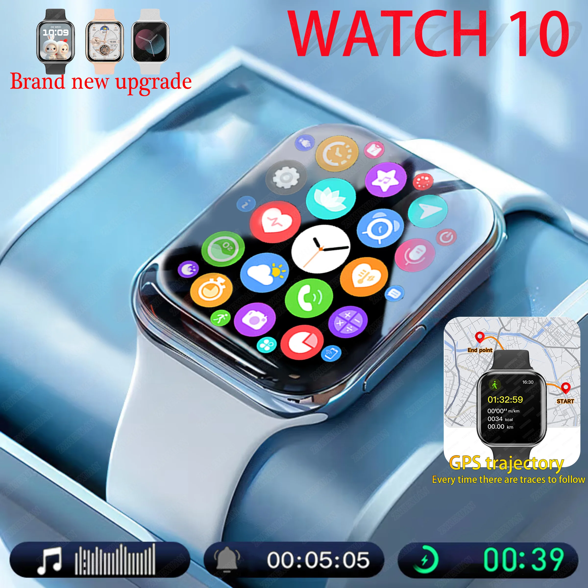 2025 IW10 GPS Smart Watch for Men and Women
