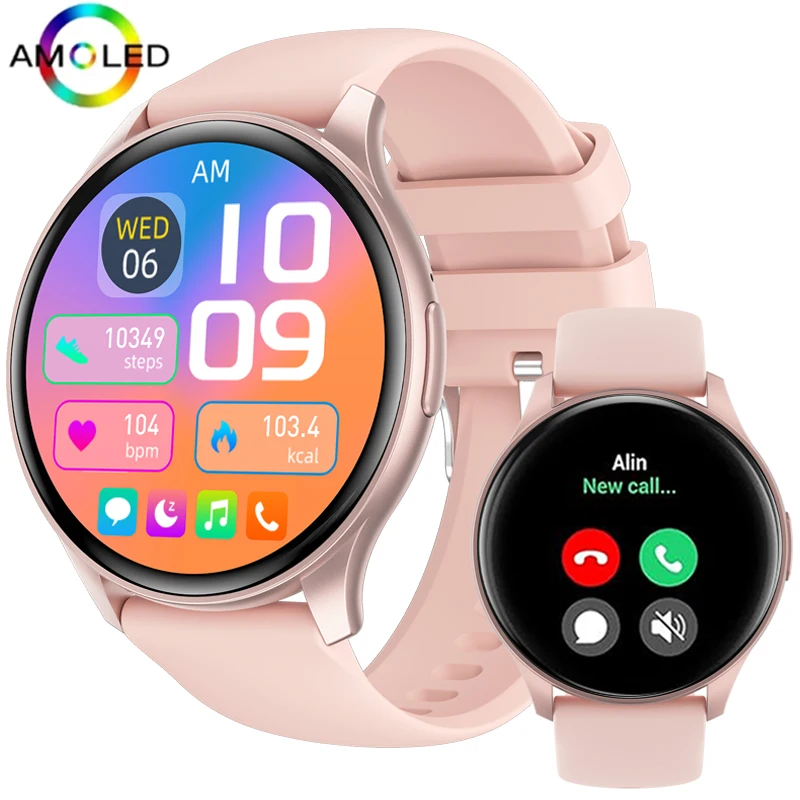 2025 True AMOLED Smart Watch for Women