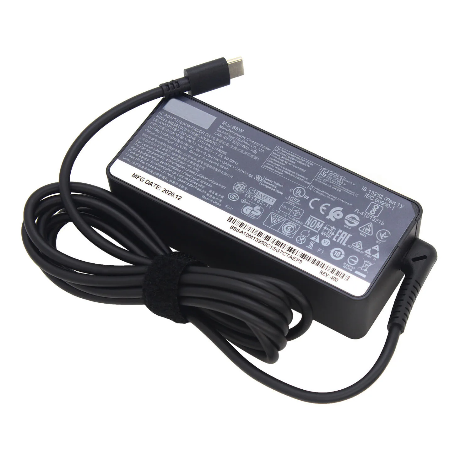 شاحن محمول 65 واط USB Type-C لينوفو