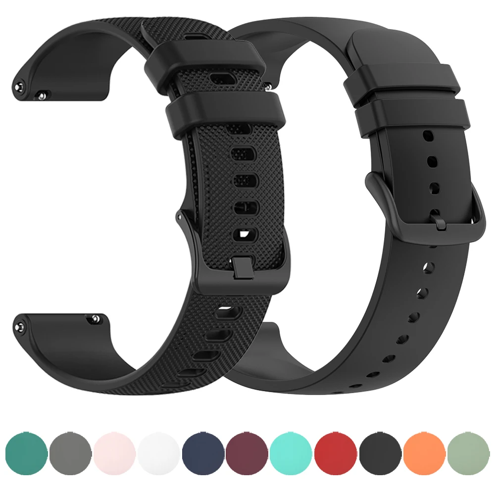 حزام سيليكون 20mm و 22mm لجارمن