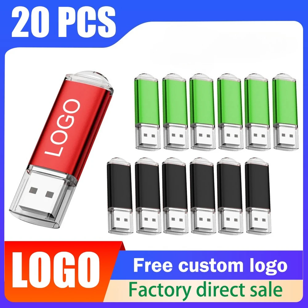 20 قطعة USB 2.0 محرك فلاش