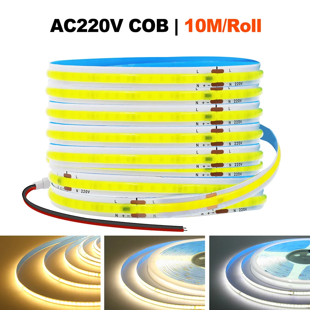 شرائط إضاءة LED COB متعددة الأطوال