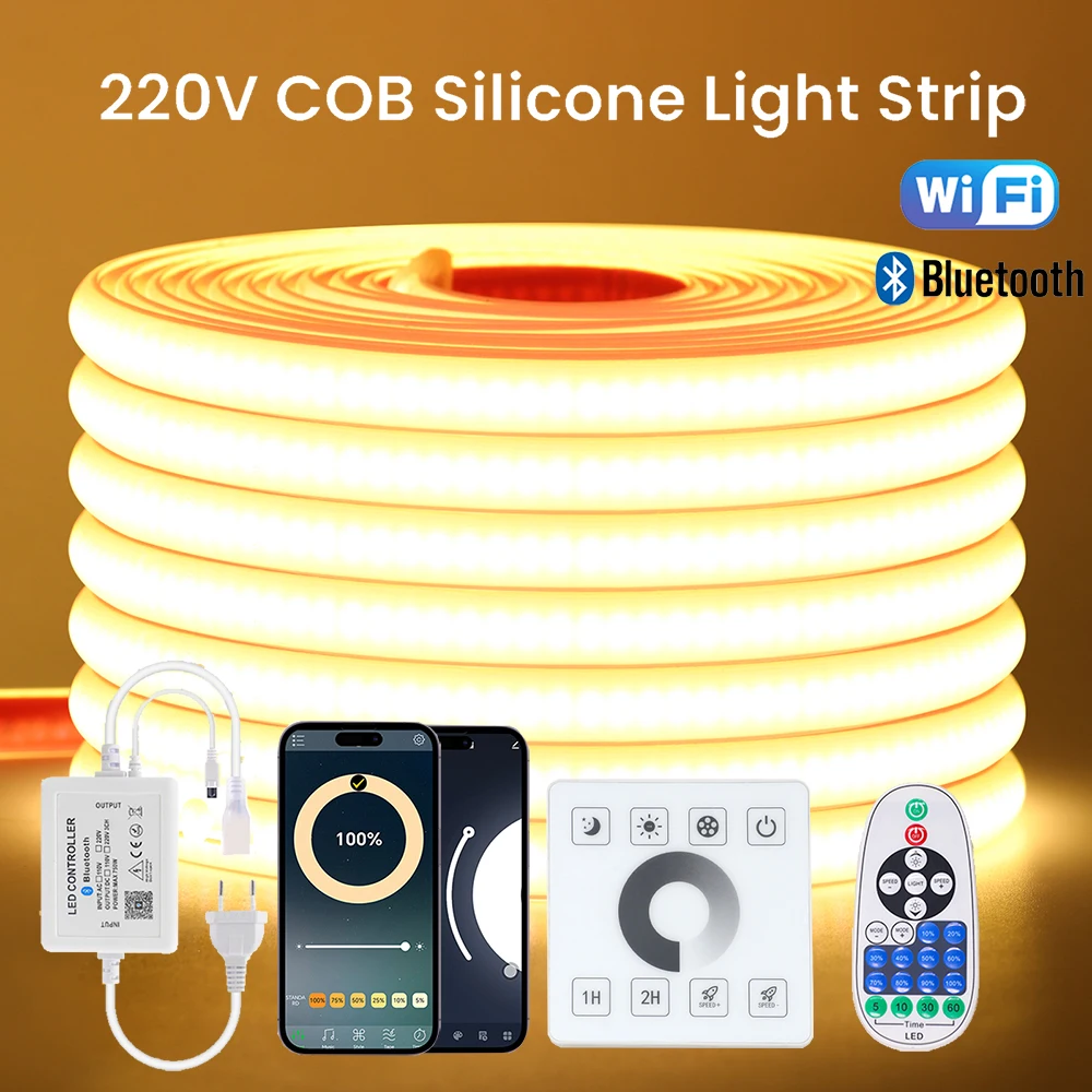 مضيء مرن LED مع تحكم واي فاي