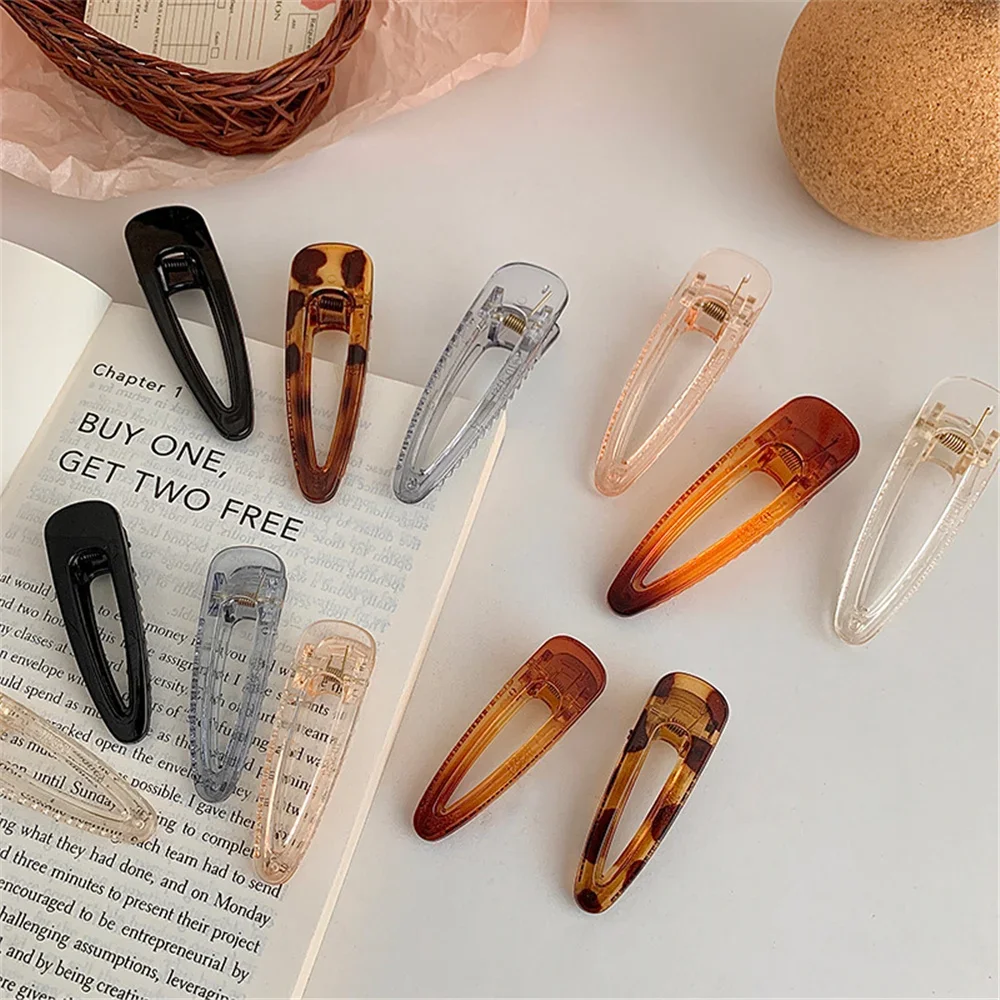 Fashion Acrylic Hair Clips Set for Women