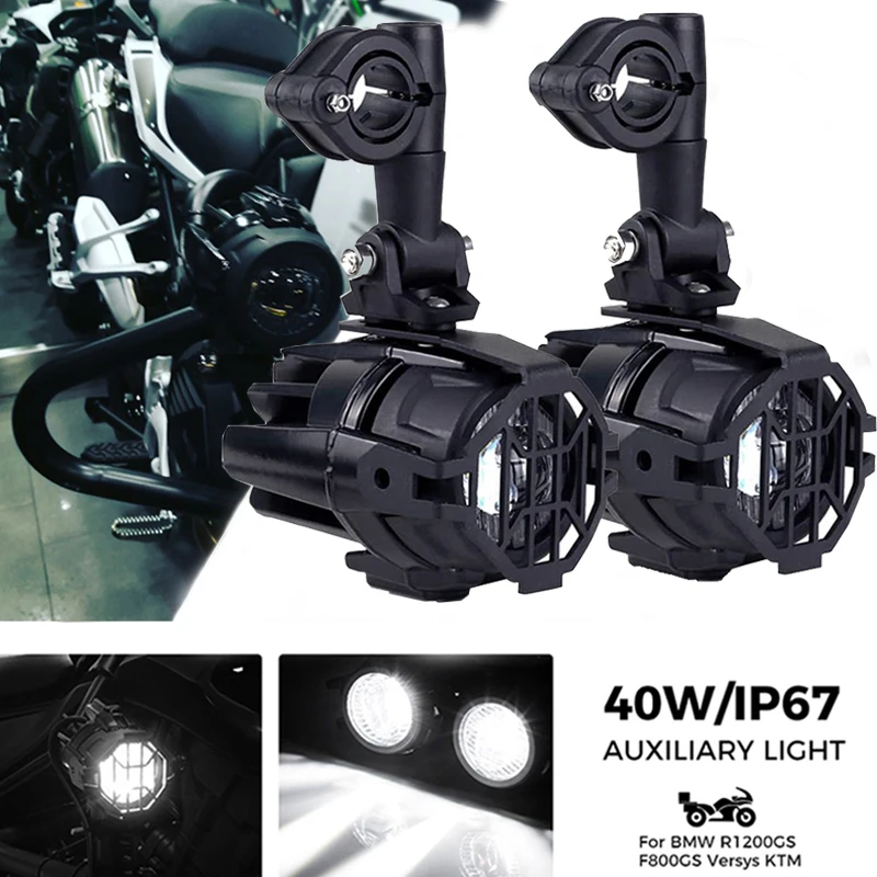 مصباح LED 40 واط للدراجات النارية