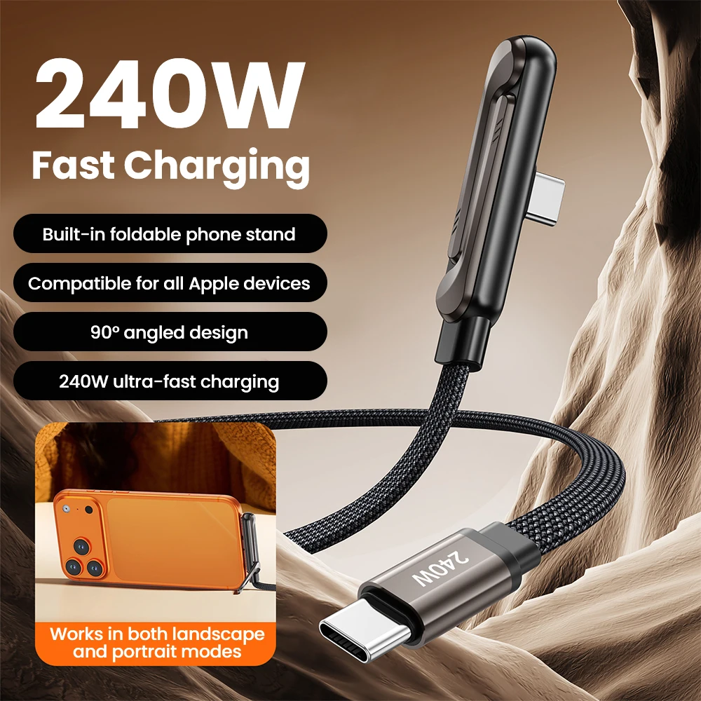 240W Dual Type-C Fast Charger Cable