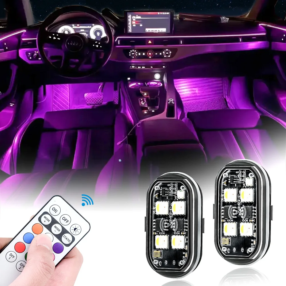 أضواء LED ستروب للديكور اللاسلكي