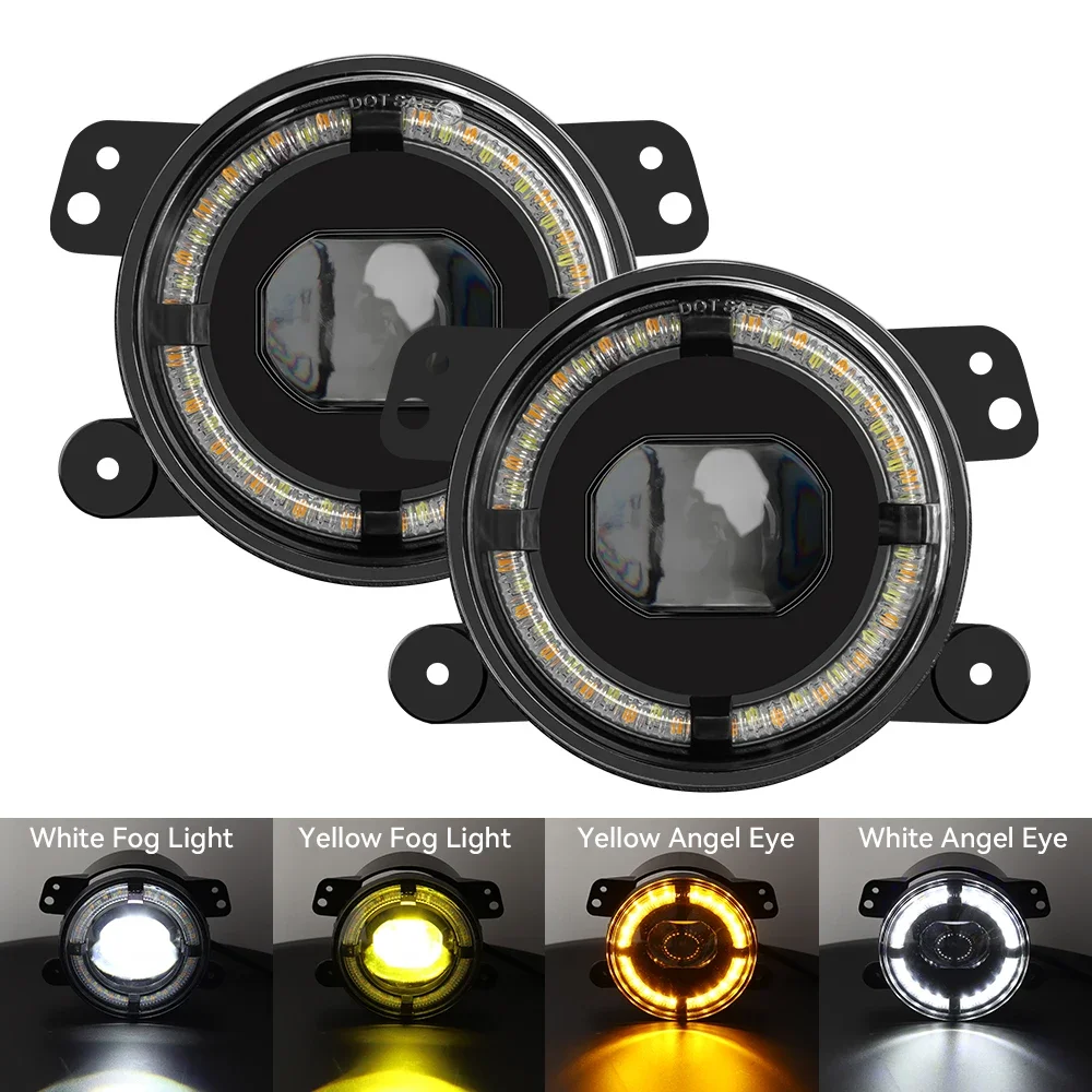أضواء ضباب LED على شكل هالة
