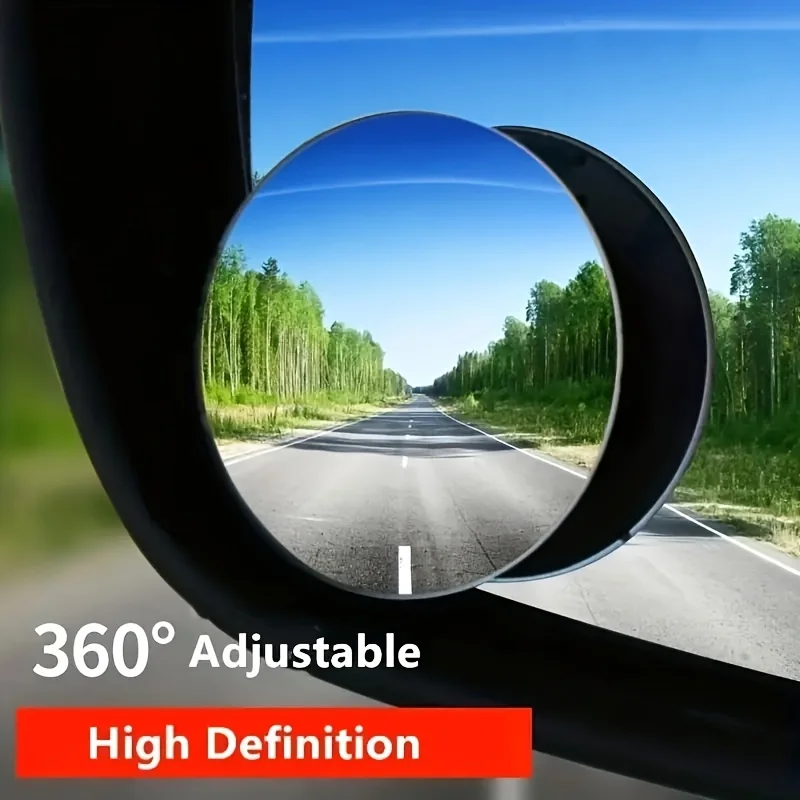 مرآة السيارة HD زاوية واسعة