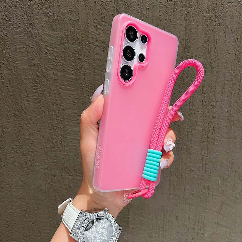 Jelly Phone Case with Wrist Strap
