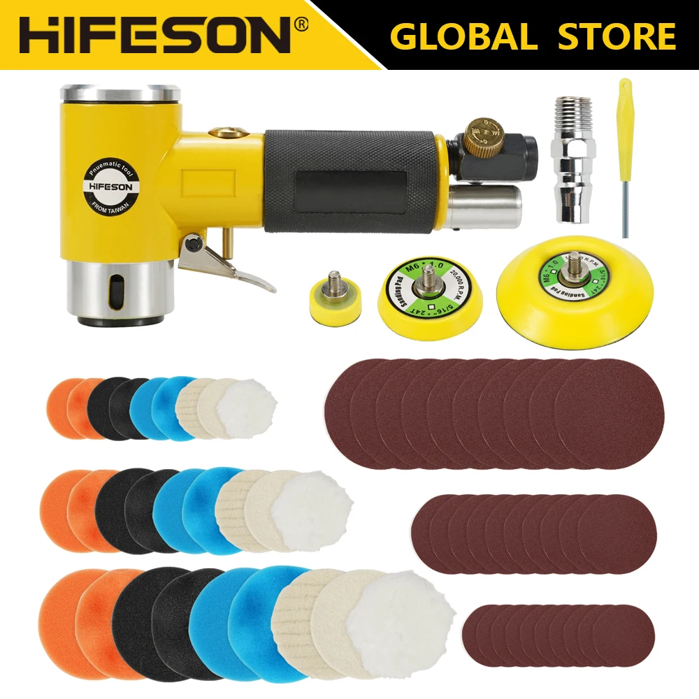Mini Orbital Air Sander for Polishing Cars