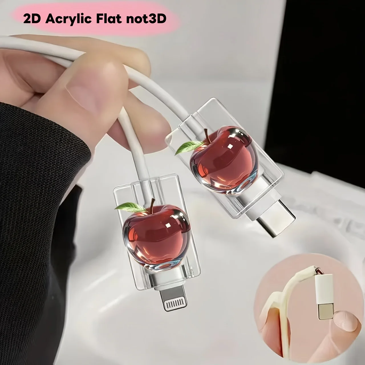 2pcs Cute Cable Protectors for iPhones