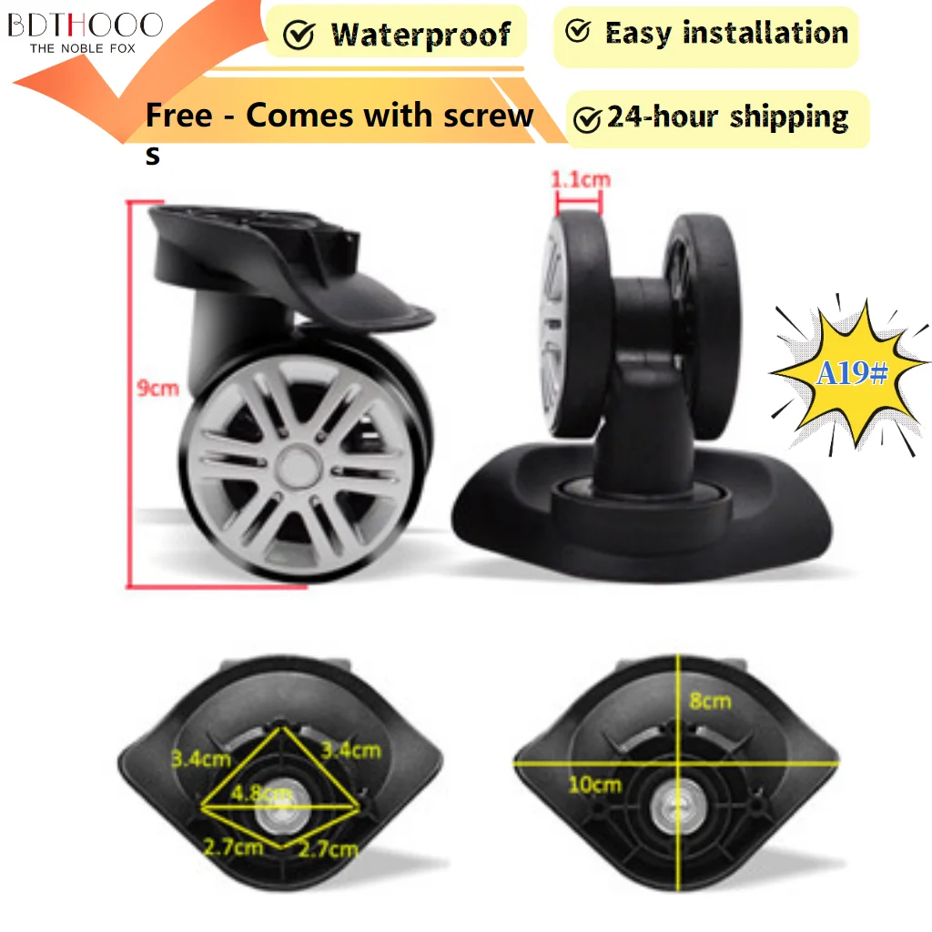 Heavy Duty Replacement Wheels for Luggage