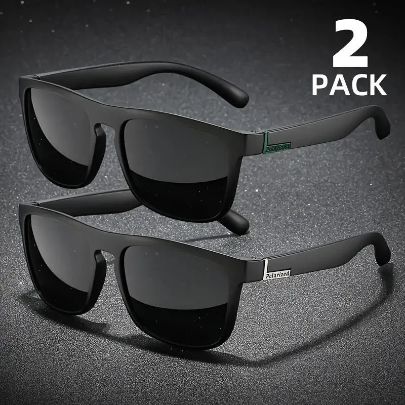 Fashion Square Polarized Sunglasses for Men