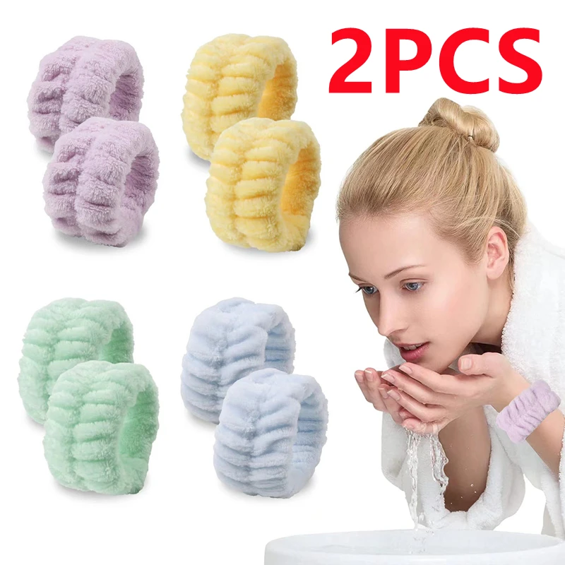 Reusable Microfiber Spa Wrist Washbands