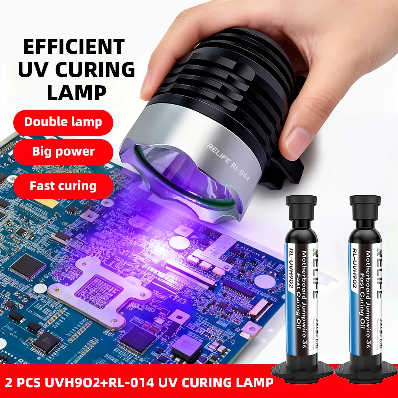 قناع لحام UV و ضوء علاج إصلاح الهواتف