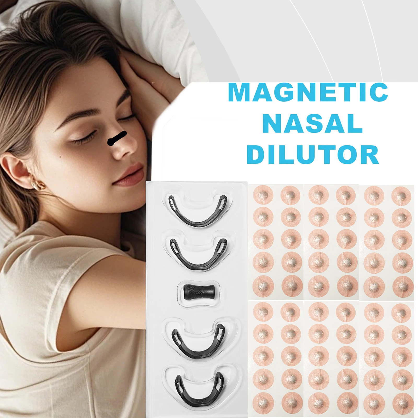 30Days Anti-Snoring Magnetic Nose Clip