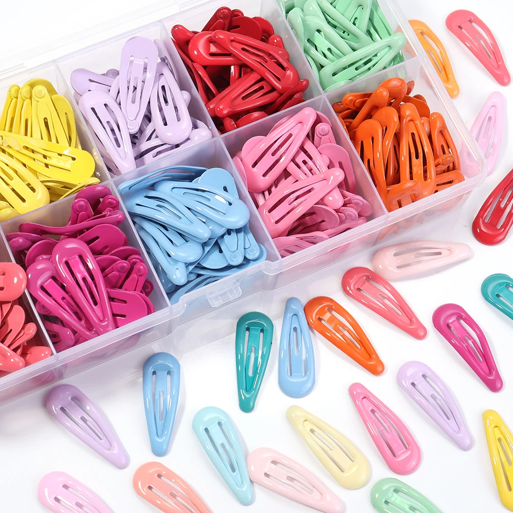 30 Colorful BB Hair Clips for Girls