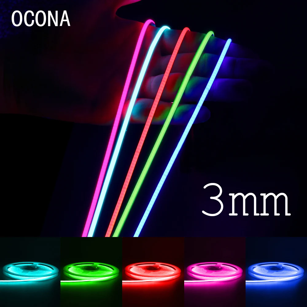شريط أضواء COB LED ملون