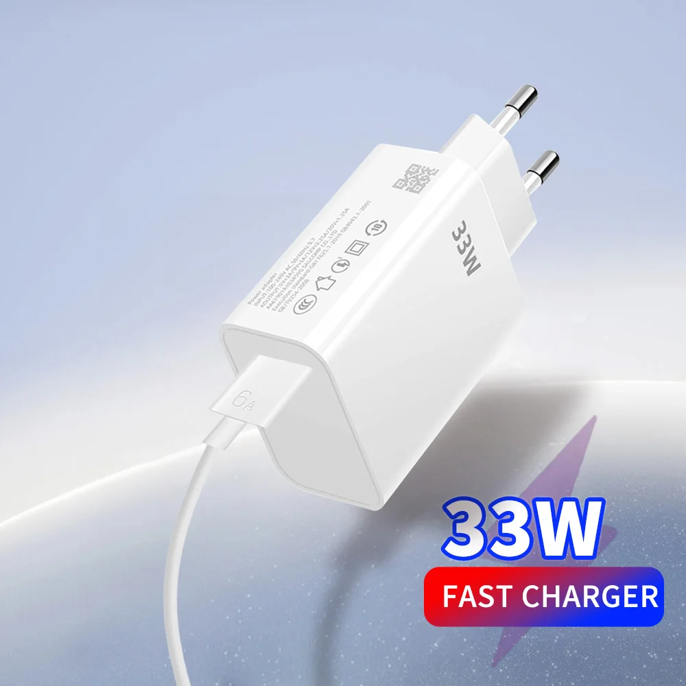 33W Fast USB Charger with Type-C Cable