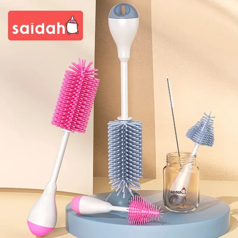 فرشاة تنظيف زجاجة أطفال 3 في 1