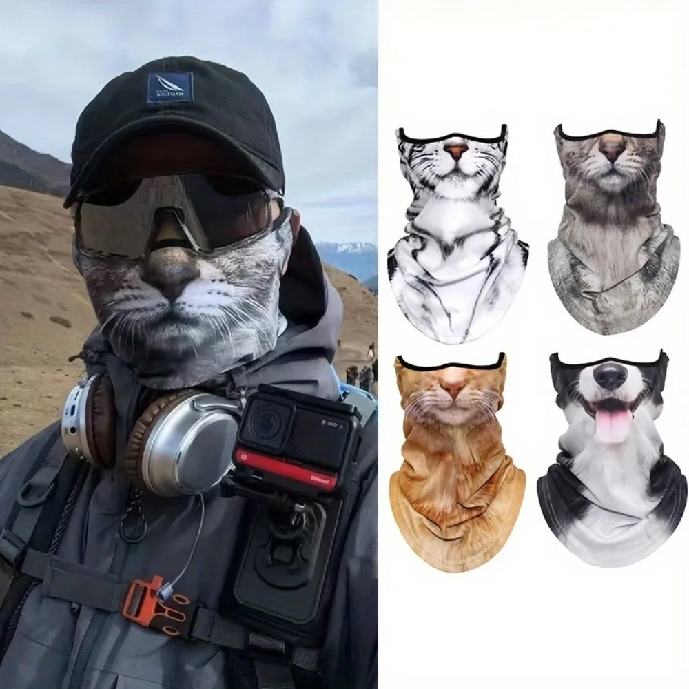 3D Cat Design Summer Neck Protector