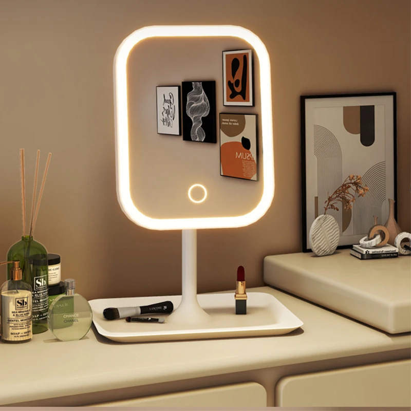 مرآة مكياج LED مع ضوء بالوني