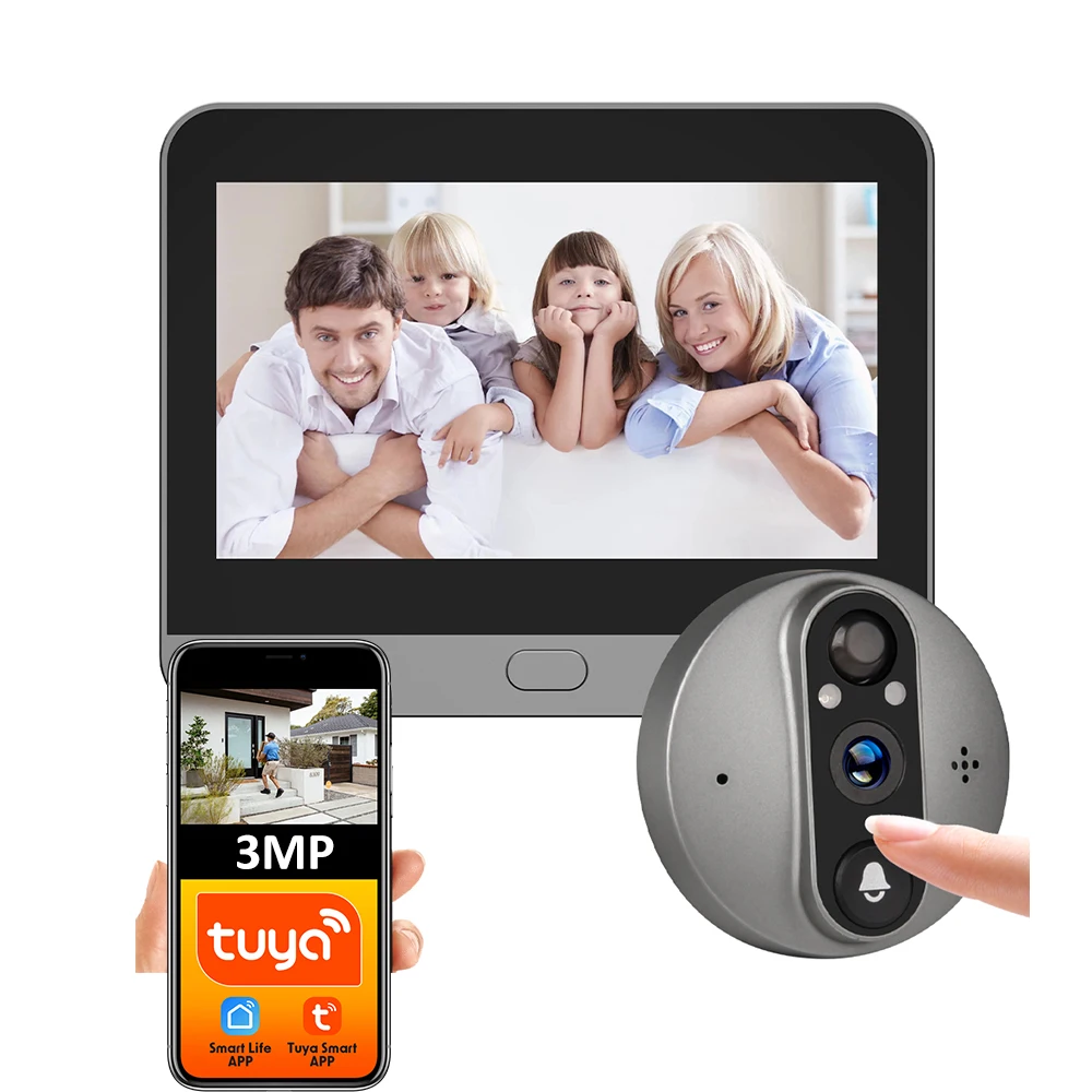 كاميرا جرس باب WiFi 1080P