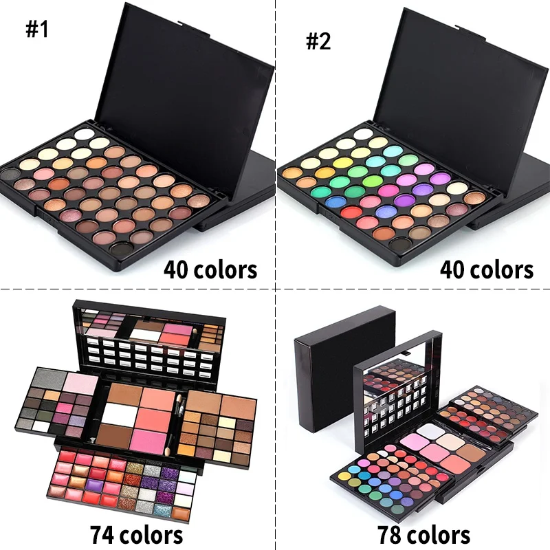 40 Color Waterproof Glitter Eyeshadow Palette