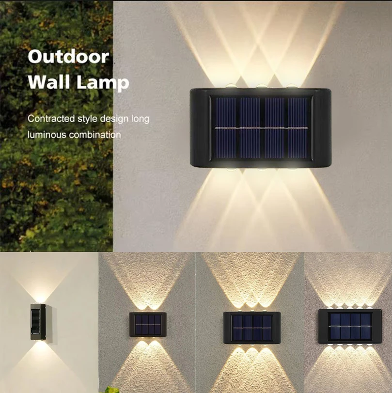مصباح جداري شمسي 10 مصابيح LED