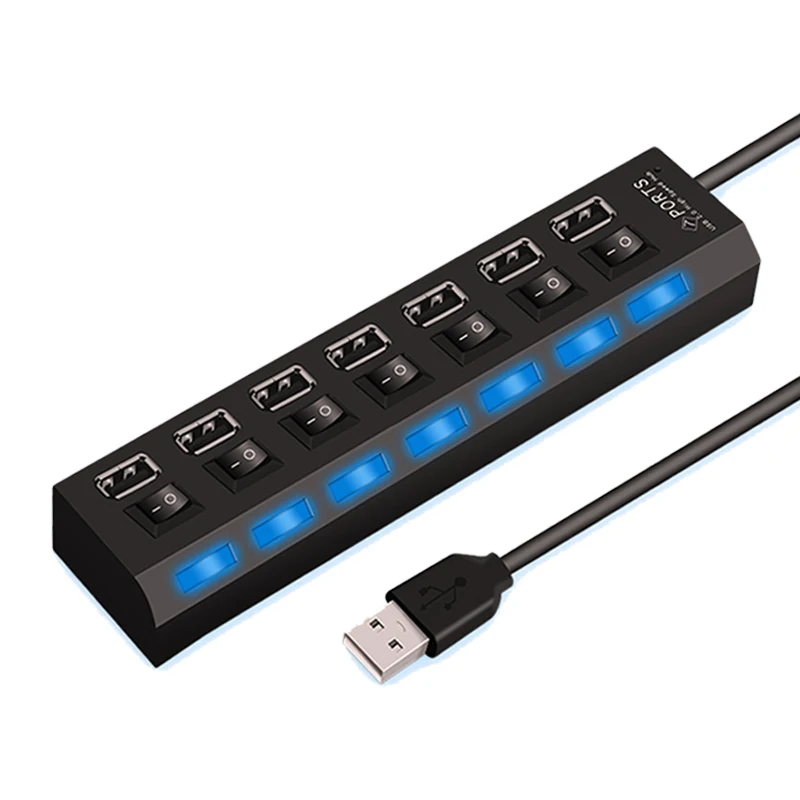 محول USB عالي السرعة مع 4 منافذ