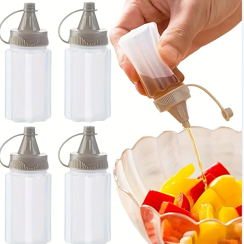 زجاجات ضغط صغيرة للكاتشب والصلصات